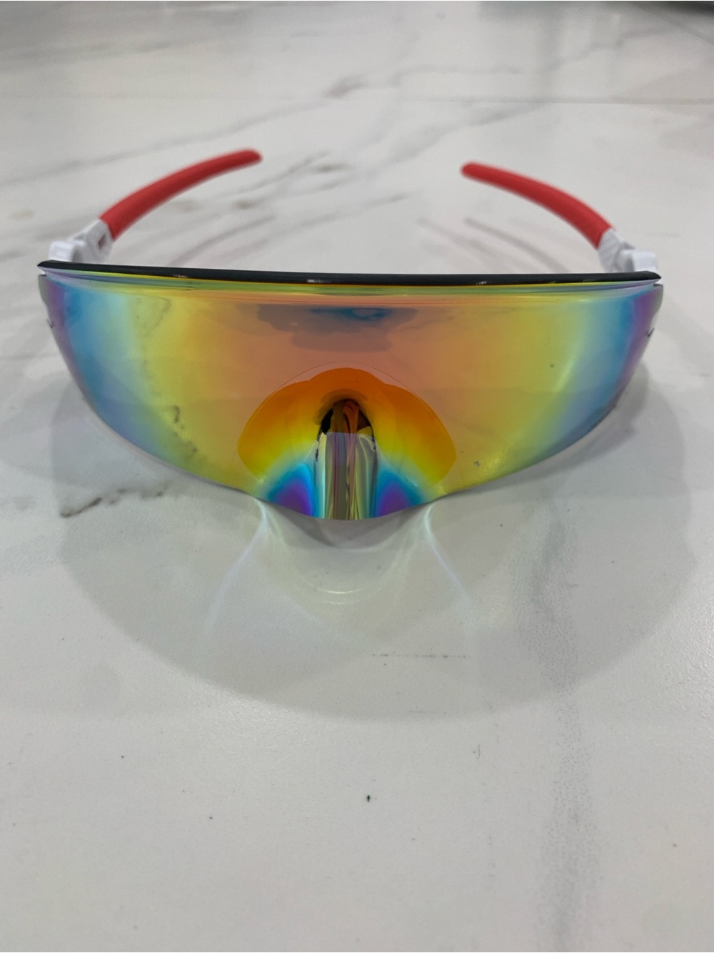 Oakley Kato Torch Lenses White & Red Frame (One Size)